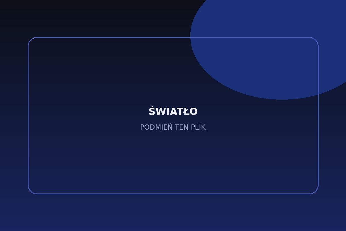 Ustawianie oświetlenia na planie